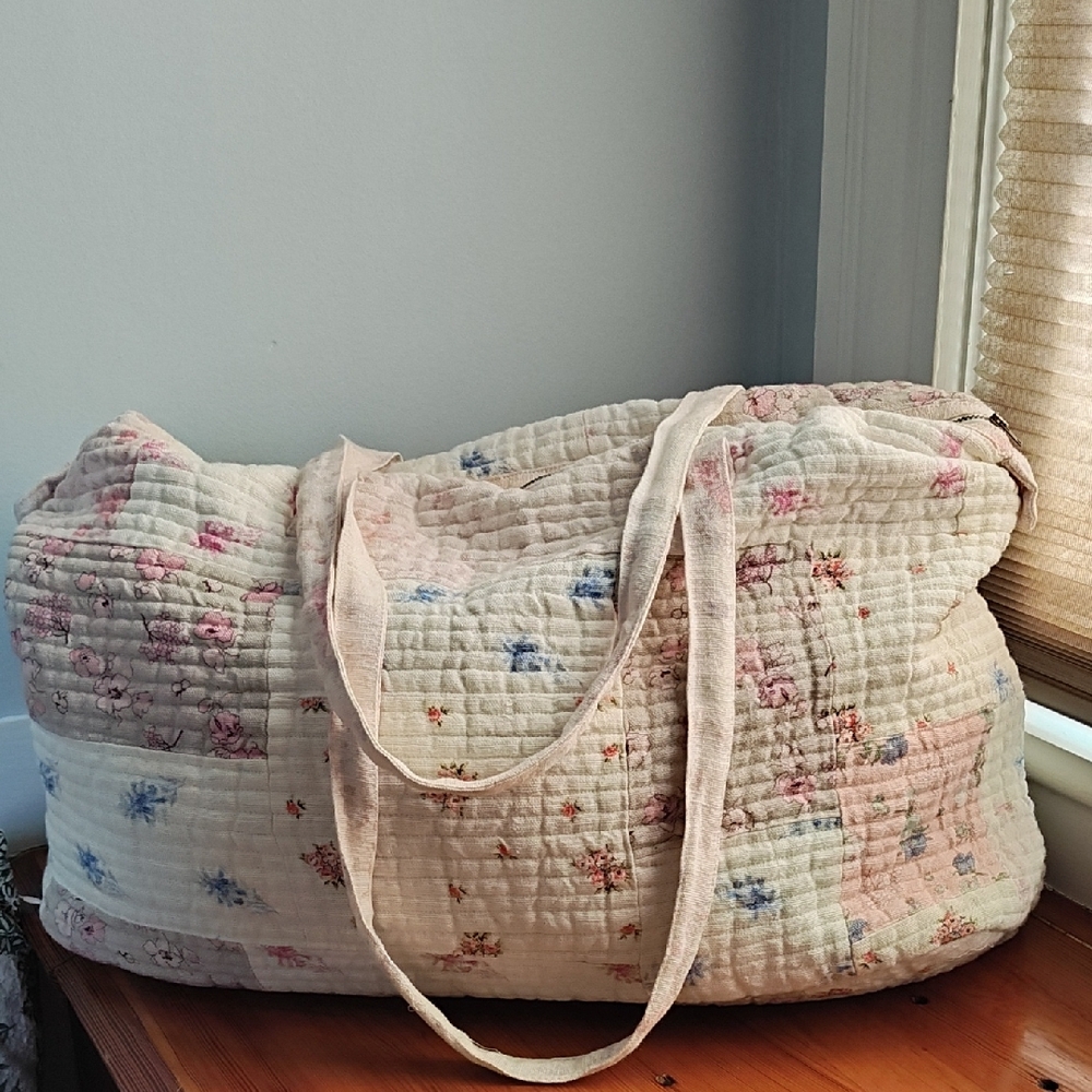 Loveshackfancy Patchwork Duffel Bag - image 1